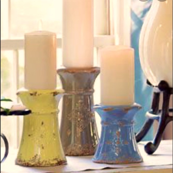 SLAH/WH NIB Amira Candlestands Set of 3 Absolutely Gorgeous! - Picture 2 of 7